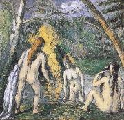 Paul Cezanne Three Bathers (mk35) oil on canvas